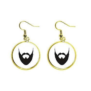 Imagem de Brinco feminino Part Beard com pingente de orelha dourado, Metal
