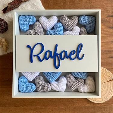 Imagem de Porta Maternidade Amigurumi Nicho - Corações