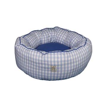 Imagem de Cama Fofinha Azul/Xadrez Woof Classic - Tam M