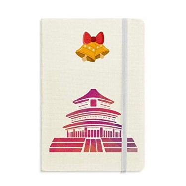 Imagem de Caderno de Patriotismo Templo do Céu chinês vermelho mas Jingling Bell