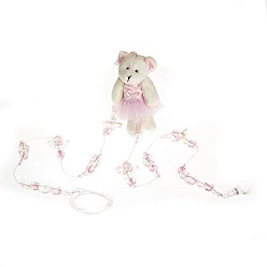 Imagem de Potinho de Mel Pingente De Cortina Ursa Bailarina Quarto Bebê Infantil Menina Rosa