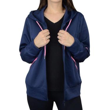 Imagem de Blusa Feminina Facinelli By Mooncity Moletom Azul - 670314-Feminino