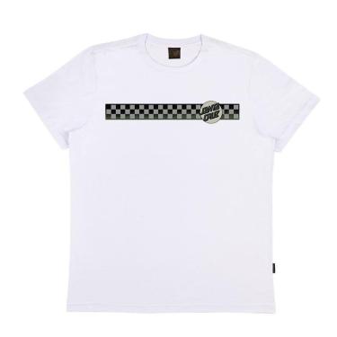 Imagem de Camiseta Santa Cruz Infinite Ringed Dot SS Masculina Branco