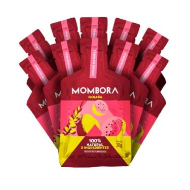 Imagem de Energy Gel de Carboidrato Mombora Sabor Goiaba 10 Sachês 30G