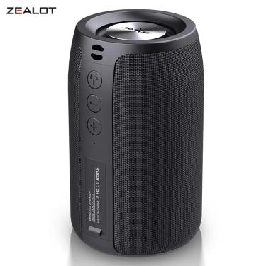 Imagem de Zealot s32 alto-falante sem fio bluetooth mini alto-falante portátil do subwoofer da alta fidelidade