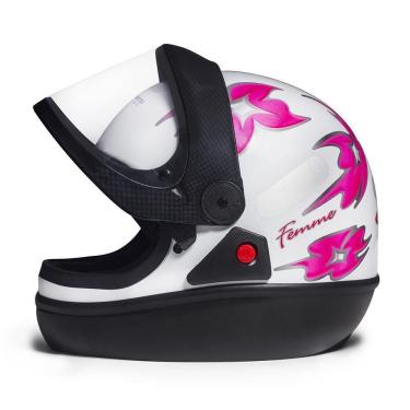 Imagem de Capacete Taurus Femme Branco / Preto tamanho 56