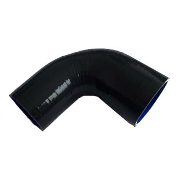 Imagem de JOIUYOLJ Mangueira de cotovelo com redução de 90 graus ID 2,5 a 3,5 polegadas (64 mm a 90 mm) para tubo de admissão de ar direto universal Turbo Intercooler reforçado 4 camadas 5,4 mm (90D-ID64-90)