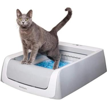 Imagem de Generic Ultimate caixa de areia autolimpante para gatos, 70 x 15 x 48 cm, marrom