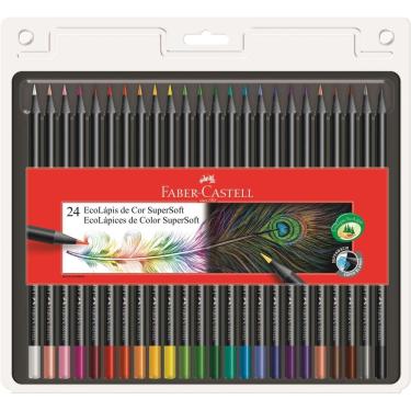 Imagem de Faber-Castell Lapis de cor  Ecolapis Supersoft 24cores
