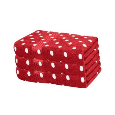 Imagem de Kit 3 Toalhas De Rosto Prisma Döhler 50x80 100%Alg Fernanda