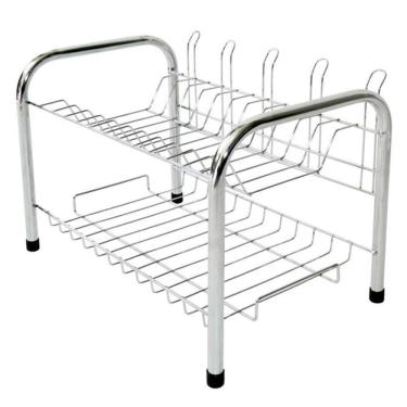 Imagem de Escorredor De Louça Dois Andares E119 Vinci Móveis Cromado