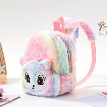 Imagem de Mochila Infantil  Escolar Passeio Pelúcia Animada - Little Bag, Multic