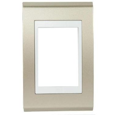 Imagem de  refinatto placa 4x2 3 posições concept branco/champanhe  - weg