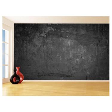 Imagem de Papel De Parede 3D Concreto Queimado Liso Cinza 3,5M Kkt15 - Você Deco