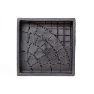 Imagem de Forma Piso Bloquete Quadrada Trabalhada Lisa 25X25X6 Gme - Gme Formas