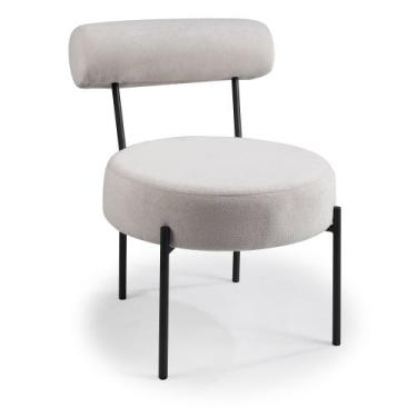 Imagem de Poltrona Mogno Aço Carbono Preto - Drop mobiliário