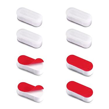 Imagem de Amortecedor de assento de vaso sanitário Longe Bidê para kit de substituição com adesivo forte, acessório de buffer de aderência para uso com bidês - 8 peças