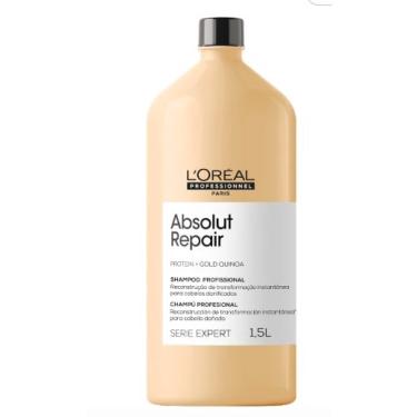 Imagem de Shampoo Absolut Repair Protein + Gold Quinoa 1500m - Lóreal Professional