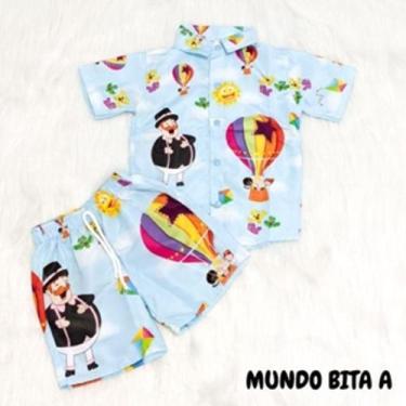 Imagem de Conjunto Menino Mauricinho Temático Mundo Bita RF A - EDYNHOKIDS, 03 A
