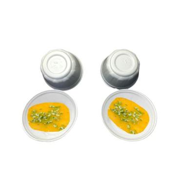 Imagem de kit 100 Cumbuca Pote Isopor térmico 500ml p/ festas caldos - Mor