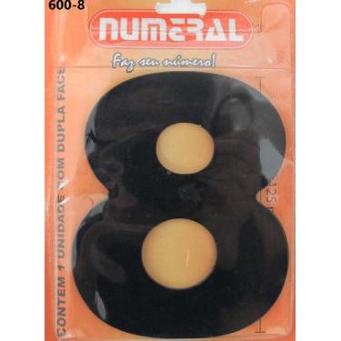 Imagem de Número Residencial Numeral N.8  60mm, Preto