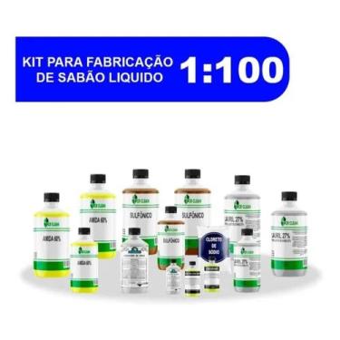Imagem de Base Kit Completo Para Sabão Líquido Concentrado 1/100 - Alquimia, OMO