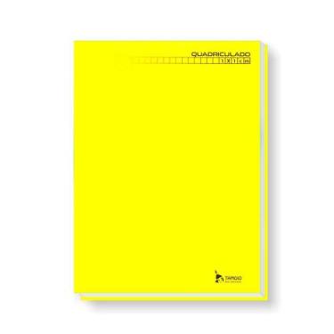 Imagem de Caderno Pedagógico C.D. Brochura 1/4 Quadriculado 1x1cm Amarelo - Tamo