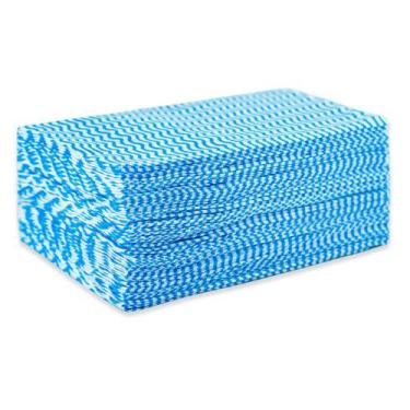 Imagem de Pano Multiuso Wiper Limtech - 33cm X 50cm - 45g/m² - 50 Folhas - Azul 