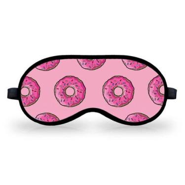 Imagem de Mascara para Dormir Tapa Olhos Donuts Rosa - Cine Couple