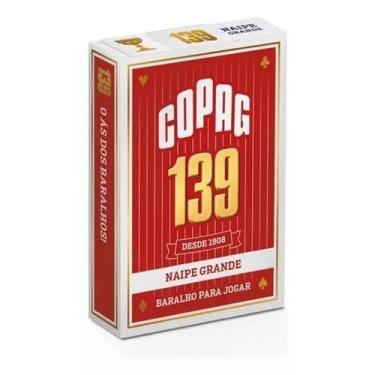 Imagem de Baralho 139 Naipe Grande Vermelho Copag