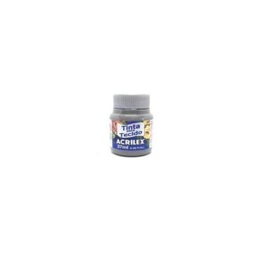 Imagem de Tinta Para Tecido Fosca 37ml - Acrilex artesanato,  CINZA 37ML 933