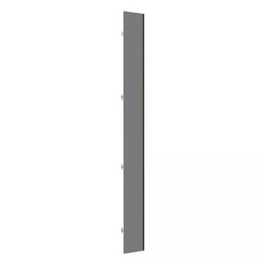 Imagem de Porta para Closet Individual 25cm com Puxador Perfil Inox Luciane Móve