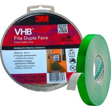 Imagem de Fita Dupla Face 3M Vhb 19Mm X 5M - Espuma - Interna/Externa - Com Esto