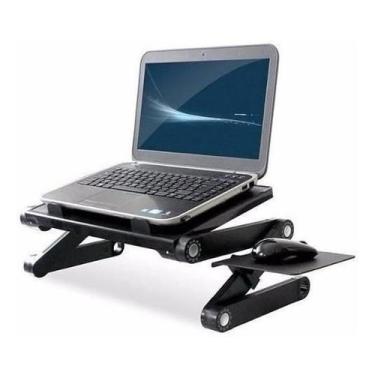 Imagem de Mesa Notebook Suporte Com Cooler Mouse Pad Articulado Laptop - Bc Bora