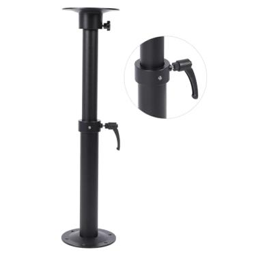 Imagem de Conjunto de Base para Pernas de Mesa para RV de 450 a 725 Mm Ajustável Removível Em Liga de Alumínio Suporte para Pedestal de Perna para Campervan Pontão Iate Deck Ajustável
