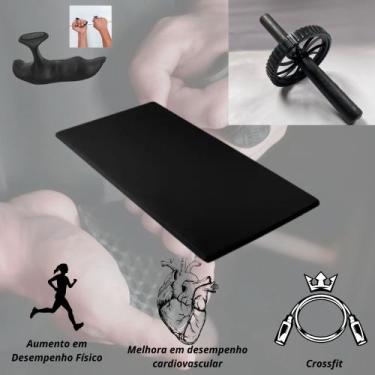 Imagem de Colchonete Treino Performasse Rodinha Para Abdominal + Gripe De Proteç