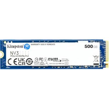 Imagem de Kingsto.n NV3 500GB M.2 2280 NVMe SSD | PCIe 4.0 Gen 4x4 | Up to 5000 MB/s | SNV3S/500G