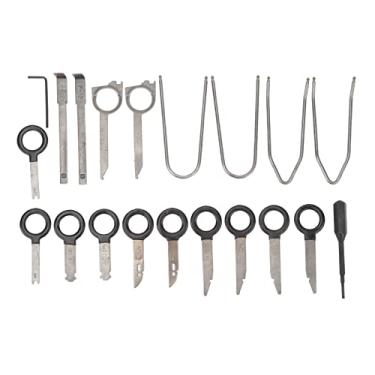 Imagem de Kit de Ferramenta de Remoção de Rádio Universal, Kit de Chave de Remoção de Cd Player de Aço Ergonômico para Caminhões de Carros, Feitos de Aço Premium, Remove Facilmente Os