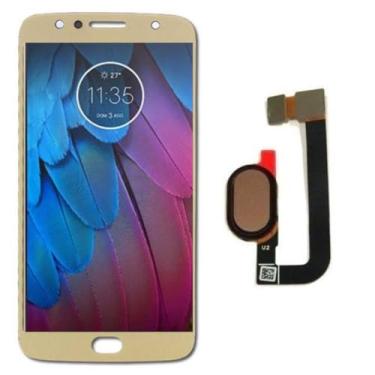 Imagem de Tela Display Lcd Touch Para Moto G5s Plus D + Botão Home