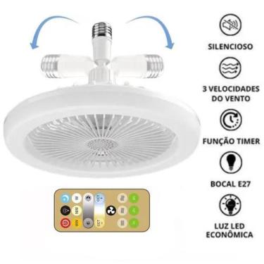 Imagem de Ventilador de Teto LED Luz Integrada Já - LIPPIN