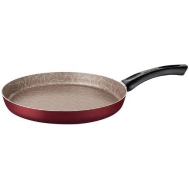 Imagem de Panquequeira Tramontina Paris de Alumínio Antiaderente 28cm, Vermelho,