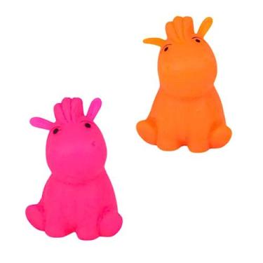 Imagem de Kit 2 Cavalinho de apertar com luz piscante infantil anti stress lembr