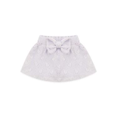 Imagem de Saia Lezzie Coração - Branco - Ame Kids, M
