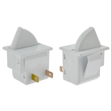 Imagem de ORIGPARTS Interruptor De Luz Para Porta Geladeira E Freezer, 2 Peças, Compatível Com Ge, Whirlpool, Frigidaire, Kenmore, Maytag, Kitchenaid, Amana, Magic Chef, Hisense, Midea Pinos Nc 250V 2,5A/125V