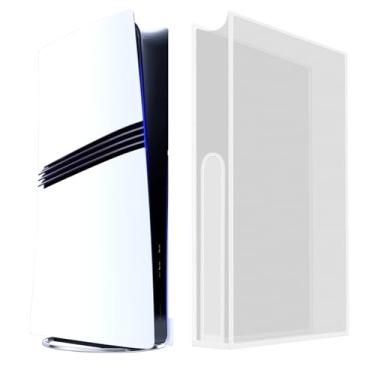 Imagem de AJKTHGE Capa Transparente Contra Poeira Para Ps5 Pro/Ps5 Slim/Ps5, À Prova D'Água, Antirriscos (Branca)