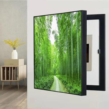 Imagem de Armário de capa da caixa de fusíveis Decorativa de tampa elétrica do medidor elétrico, painel elétrico, oculte pinturas da caixa de distribuição elétrica caixa decorativa, e, 30x40cm