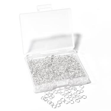 Imagem de Chuyau 1000 Peças De Argolas Abertas 4 Mm Banhadas A Prata Para Fabricação Joias, Anel Único Ferro, Brincos Artesanais Em Massa, Colar, Pulseira, Pingente, Gargantilha