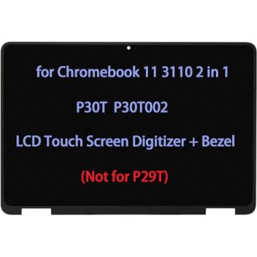 Imagem de ARUISIFX Substituição De Tela Para Dell Chromebook 11 3110 2 Em 1 P30T P30T002 Lcd Touch Digitalizador Moldura Conjunto 11,6" Hd