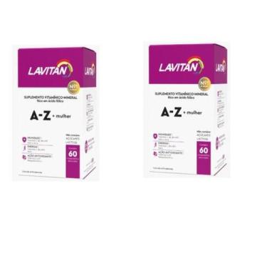 Imagem de Kit 02 Lavitan A-Z Mulher com 60 comprimidos - Cimed