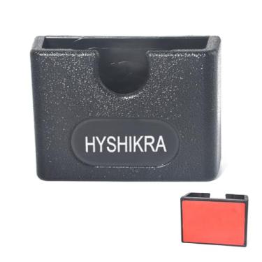 Imagem de HYSHIKRA Suporte de montagem universal para rádios bidirecionais BaoFeng Kenwood Motorola Midland, dispositivos GPS e microfones - suporte adesivo, instalação compacta e sem ferramentas